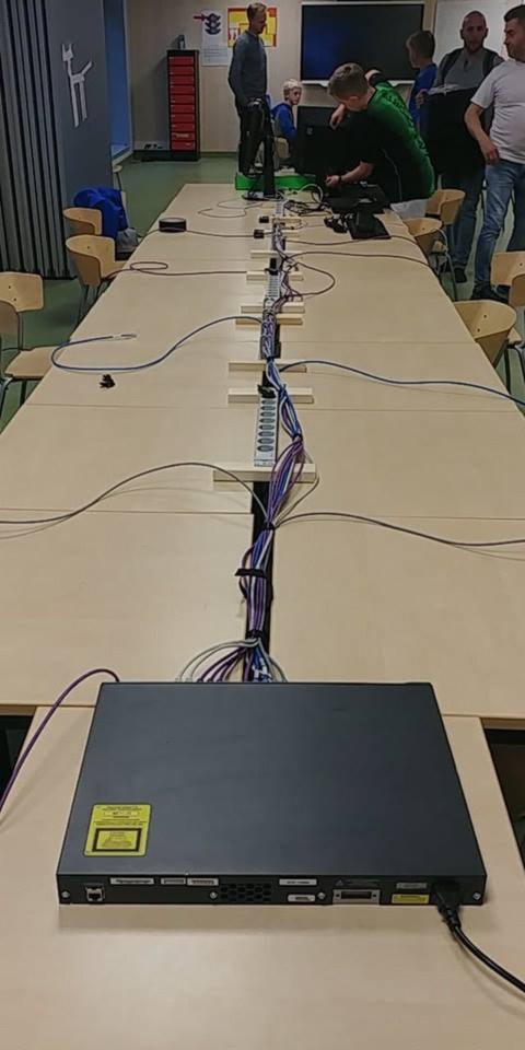 Klare for vår første trening :-)